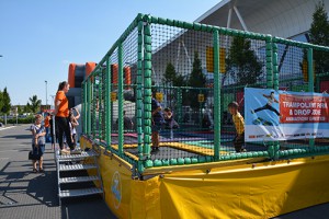 trampoline park pour l'événement rentrée avec Park avenue 