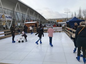 patinoire enfants événement Noël avec Park avenue