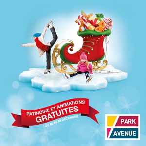 affiche événement Noël 2018 avec Park avenue 