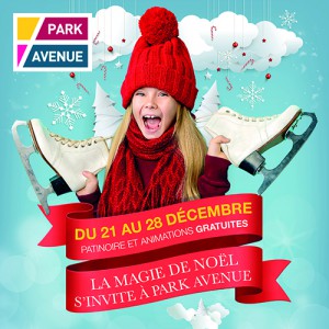 affiche événement Noël chez Park avenue 